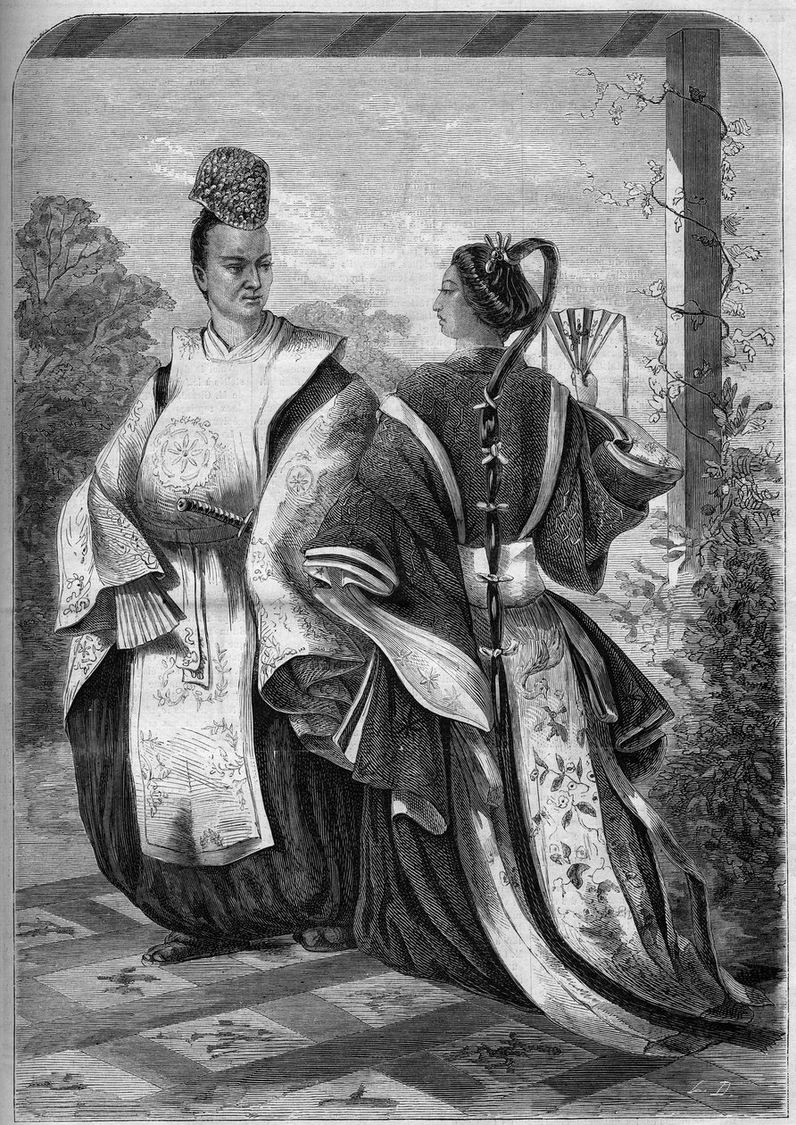 Portrætter af kejser Komei (1831-1867) af French School