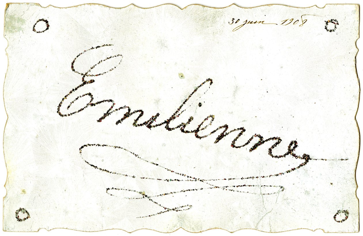 Postkort: Emilienne, dateret 30. juni af French School