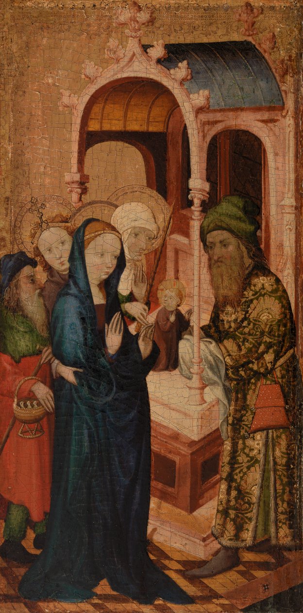 Præsentation af Kristus i templet, 1400 af French School