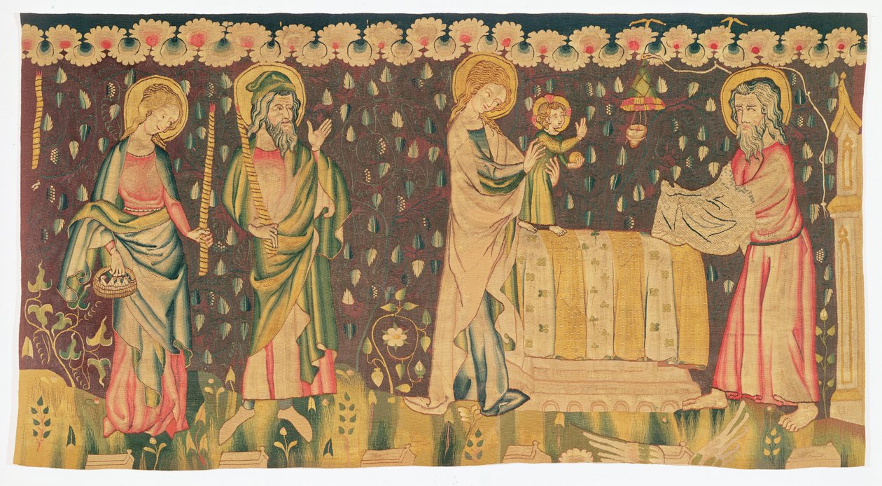 Præsentation af Kristusbarnet i templet, ca. 1380 af French School