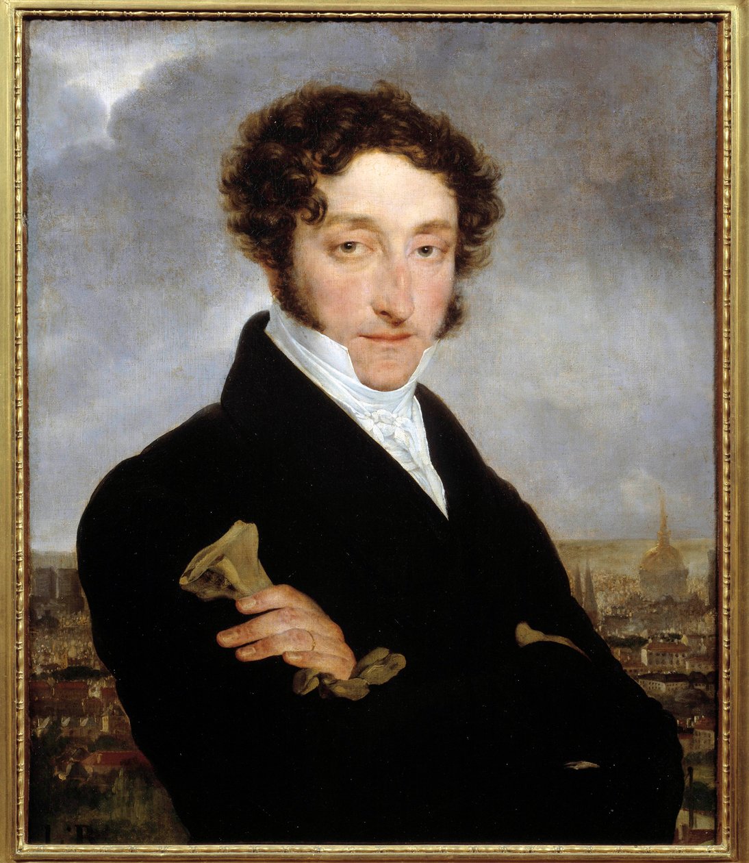Presume portrait of the man of letters Charles Nodierdani af French School