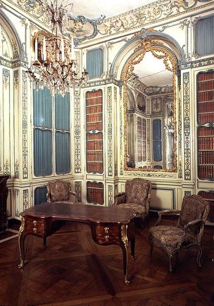 Privatstudie af Dauphin Louis af Frankrig (1729-65) senere et bibliotek af French School