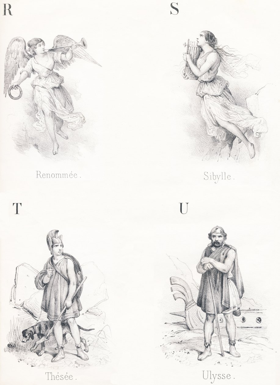 R S T U: Omdøbt, Sibyl, Thesee, Ulysses af French School