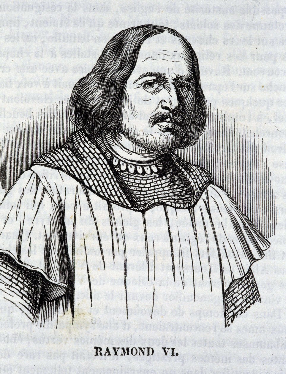 Raymond VI i "Sydens Mosaik", Toulouse af French School