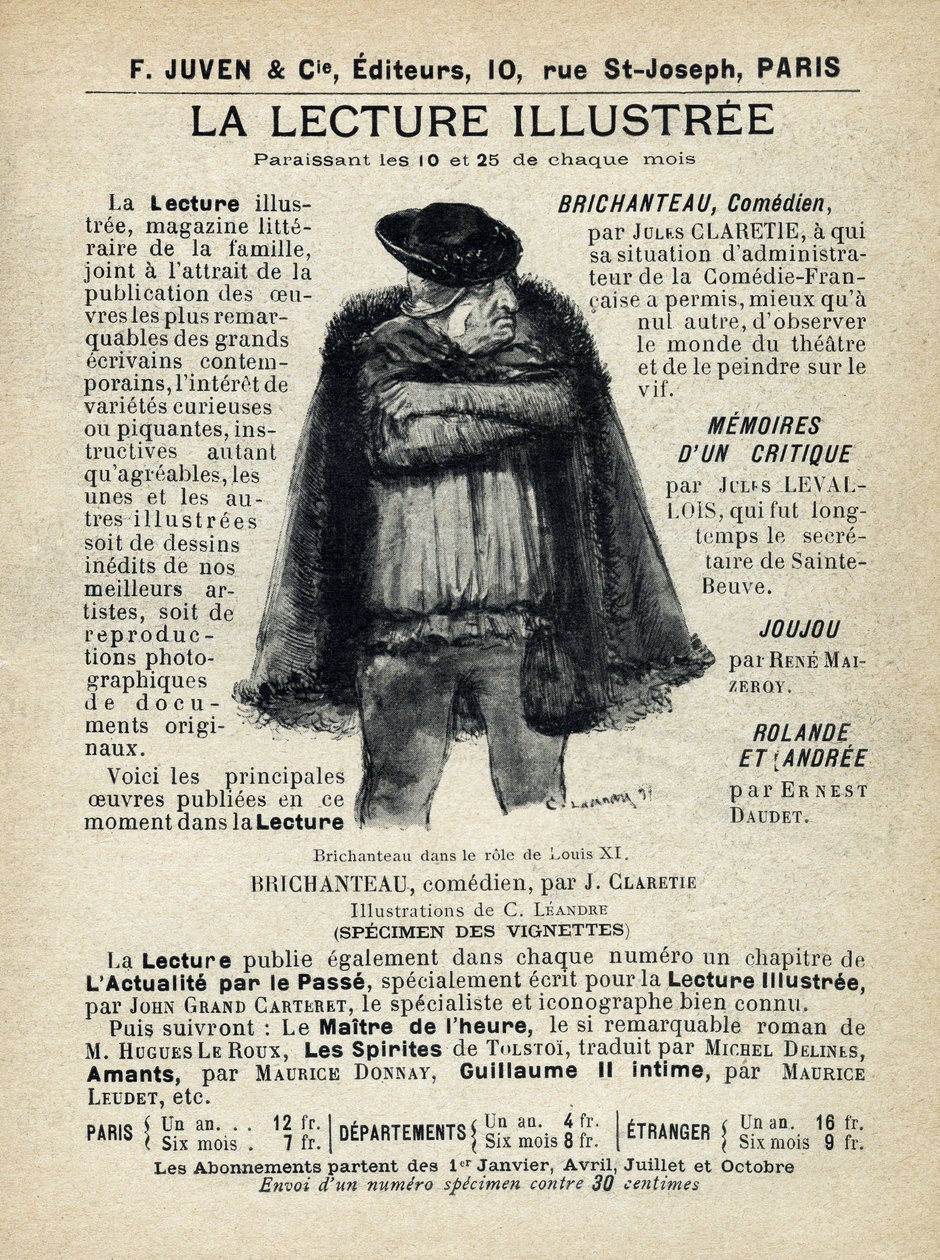 Læsning illustreret. Udgivelse i "Tales de Pantruche et d