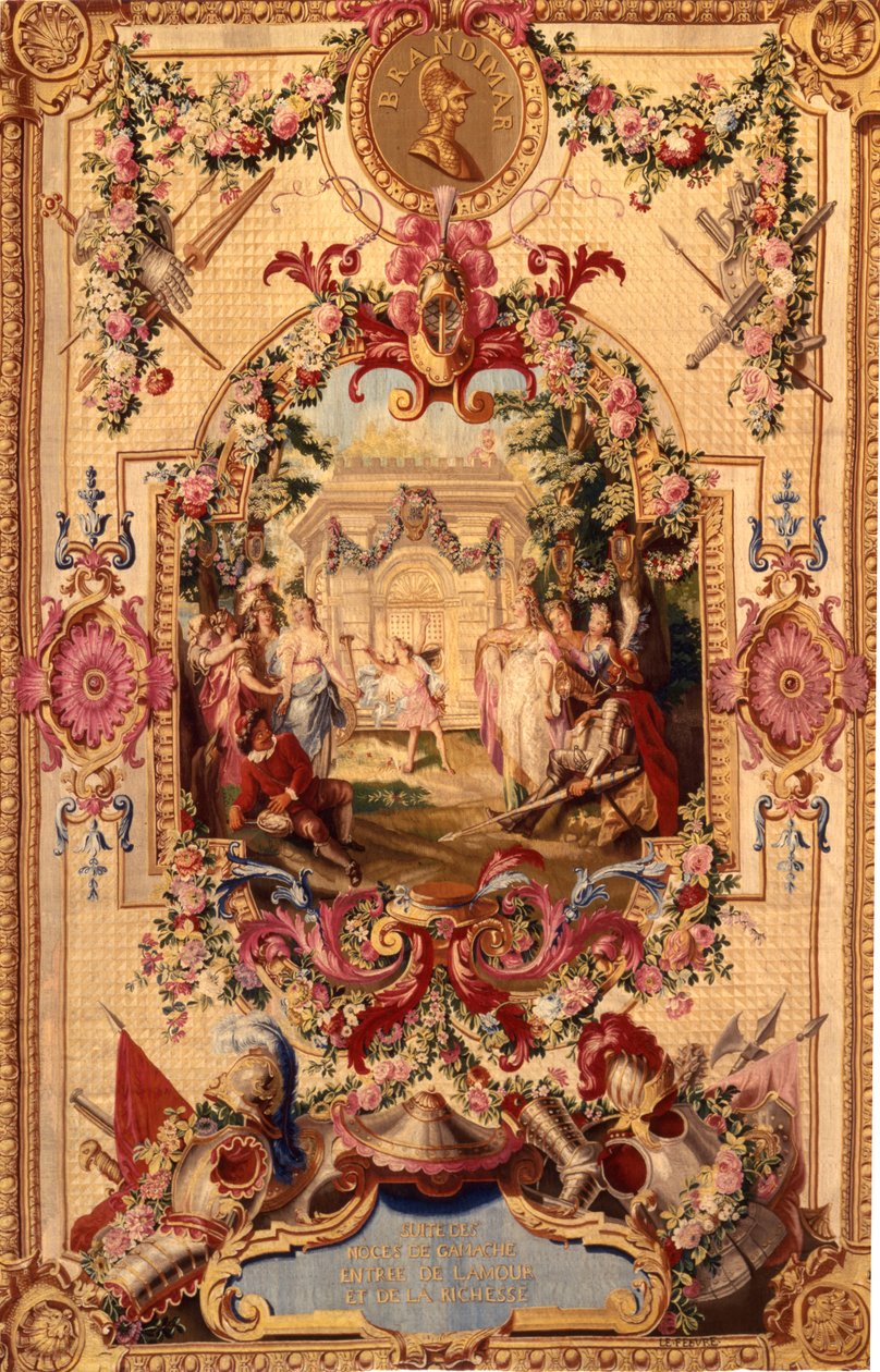 Regence Gobelins gobelin med historien om Don Quixote, 1717-18 af French School