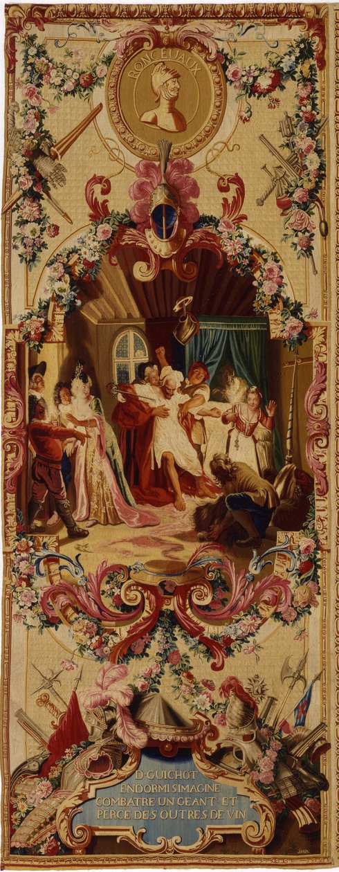 Regence Gobelins gobelin med historien om Don Quixote, 1717-18 af French School