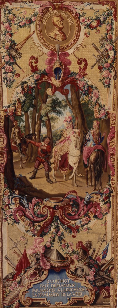 Regence Gobelins gobelin med historien om Don Quixote, 1717-18 af French School