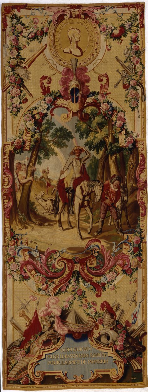 Regence Gobelins gobelin med historien om Don Quixote, 1717-18 af French School
