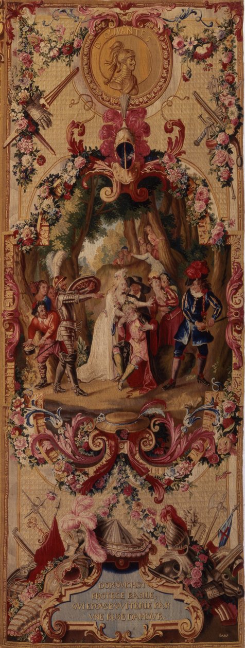 Regence Gobelins gobelin med historien om Don Quixote, 1717-18 af French School