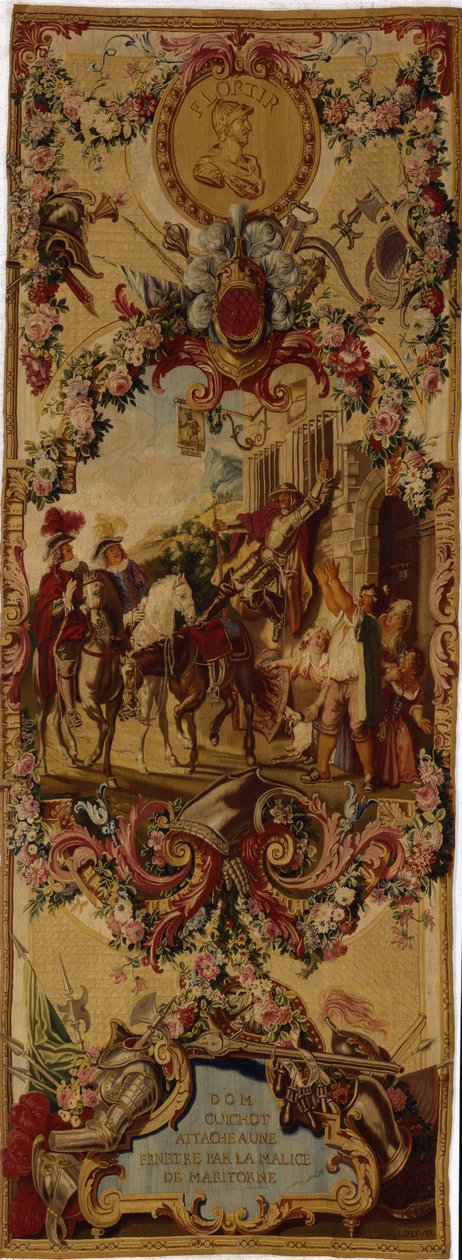Regence Gobelins gobelin med historien om Don Quixote, 1717-18 af French School