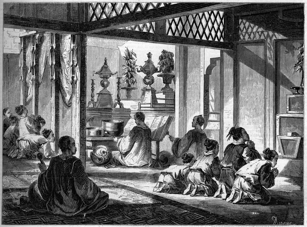 Religiøst tempel, Kina af French School