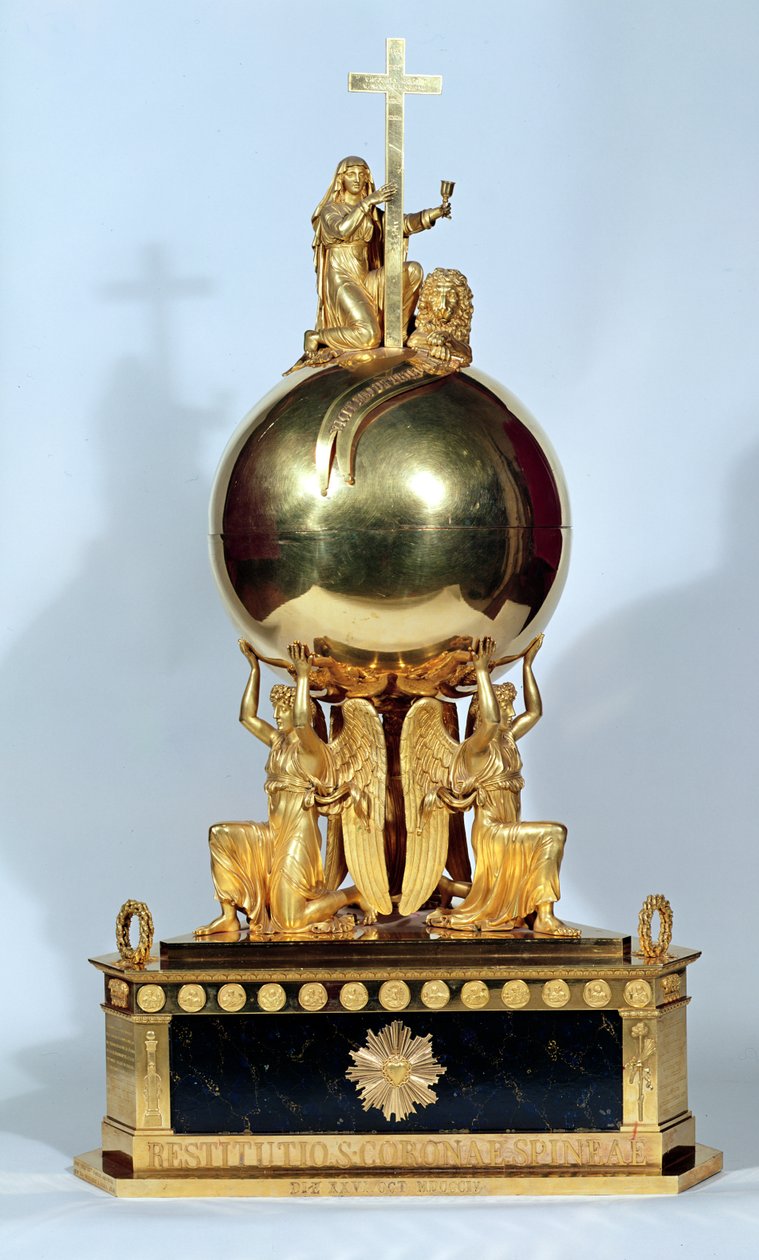 Tornekronens relikvieskrin, 26. oktober 1804 (guld) af French School