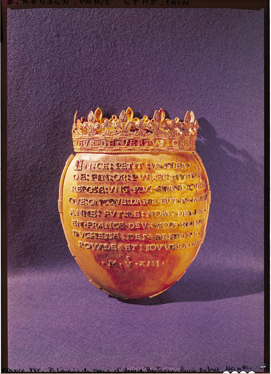 Relikvieskrin af Anne af Bretagnes hjerte (1477-1514) Hertuginde af Bretagne, 1514 af French School