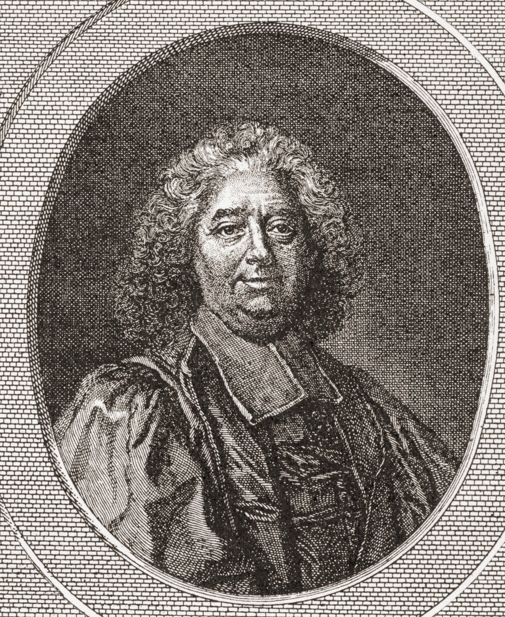 René Pucelle, 1655 -1745. Fransk magistrat og abbed i Saint Leonard Corbigny. Fra Les Heures Libres udgivet 1908. af French School