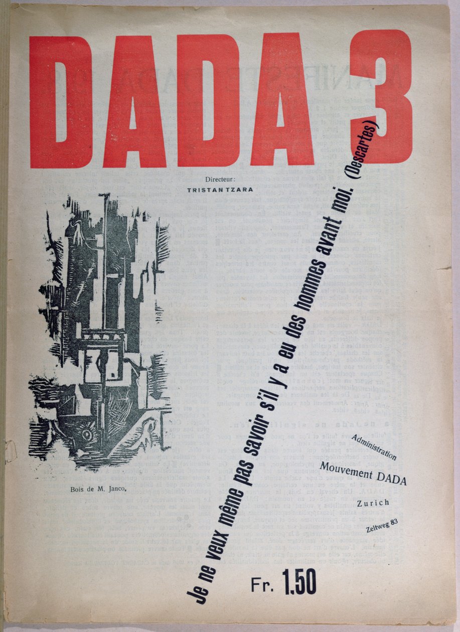 Rev billede af Dada. 3, de Senbu r 1918 af French School