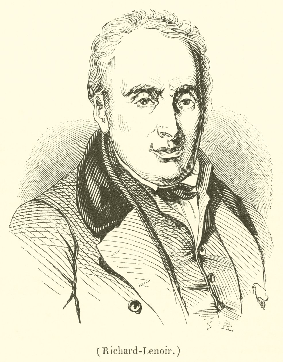 Richard-Lenoir (kobberstik) af French School