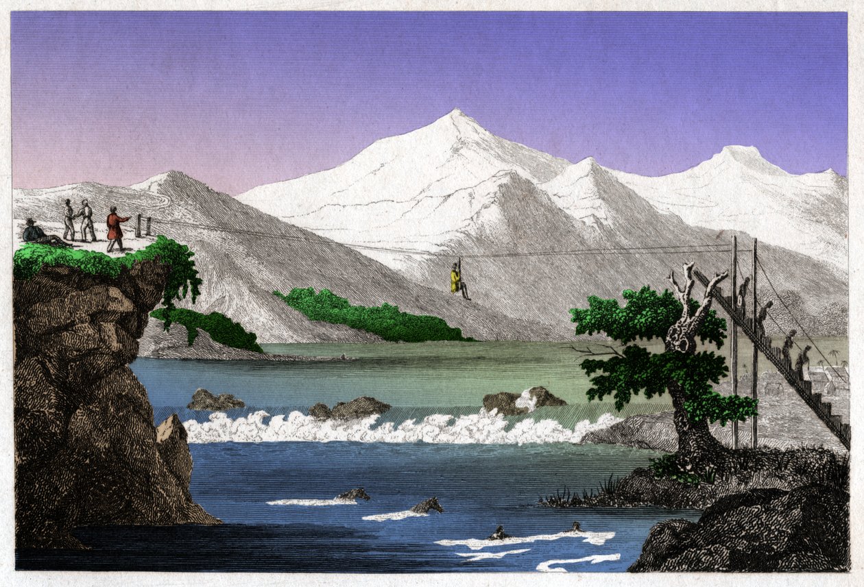 Rio Magdalena. (stik, ca. 1840) af French School