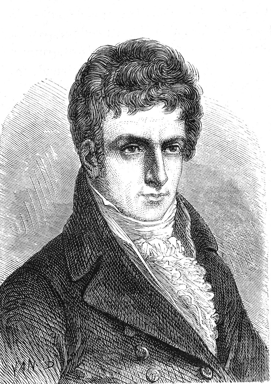 Robert FULTON (1765-1815), amerikansk ingeniør og opfinder (dampbåd). af French School