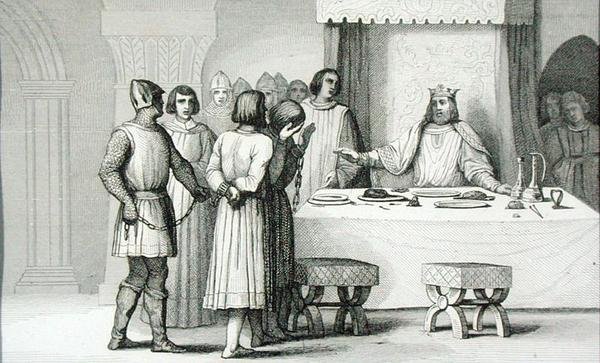 Robert II (970-1031) den fromme frigiver de sammensvorne, fra 