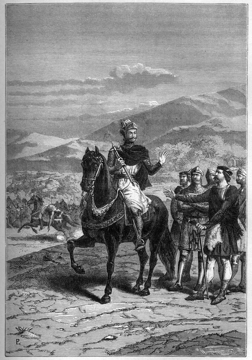 Robert the Bruce før Bannockburn, 1313, Skotland - Robert I af Skotland af French School