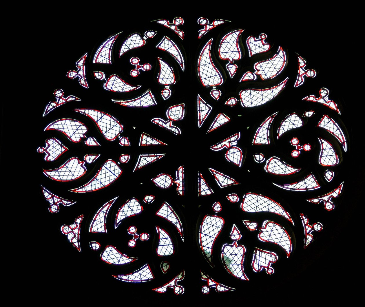 Rose vindue af French School