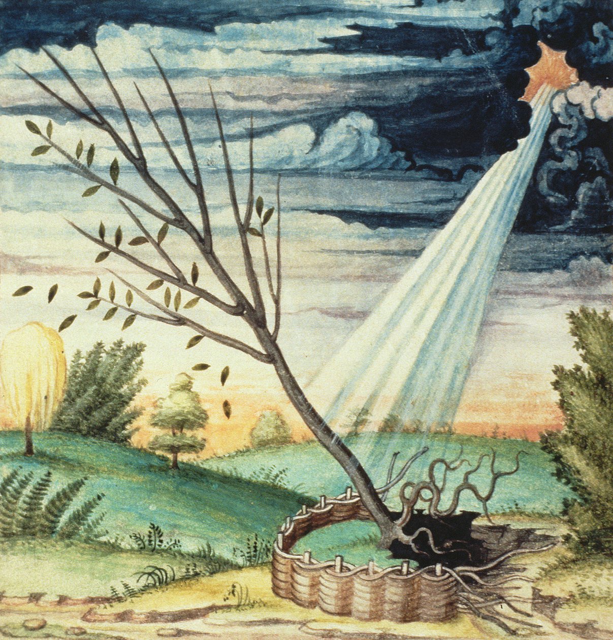 SMM2 s.17 Storm, fra Theatre des Vices et Vertus, af Jan van der Noot (ca. 1539-95) af French School