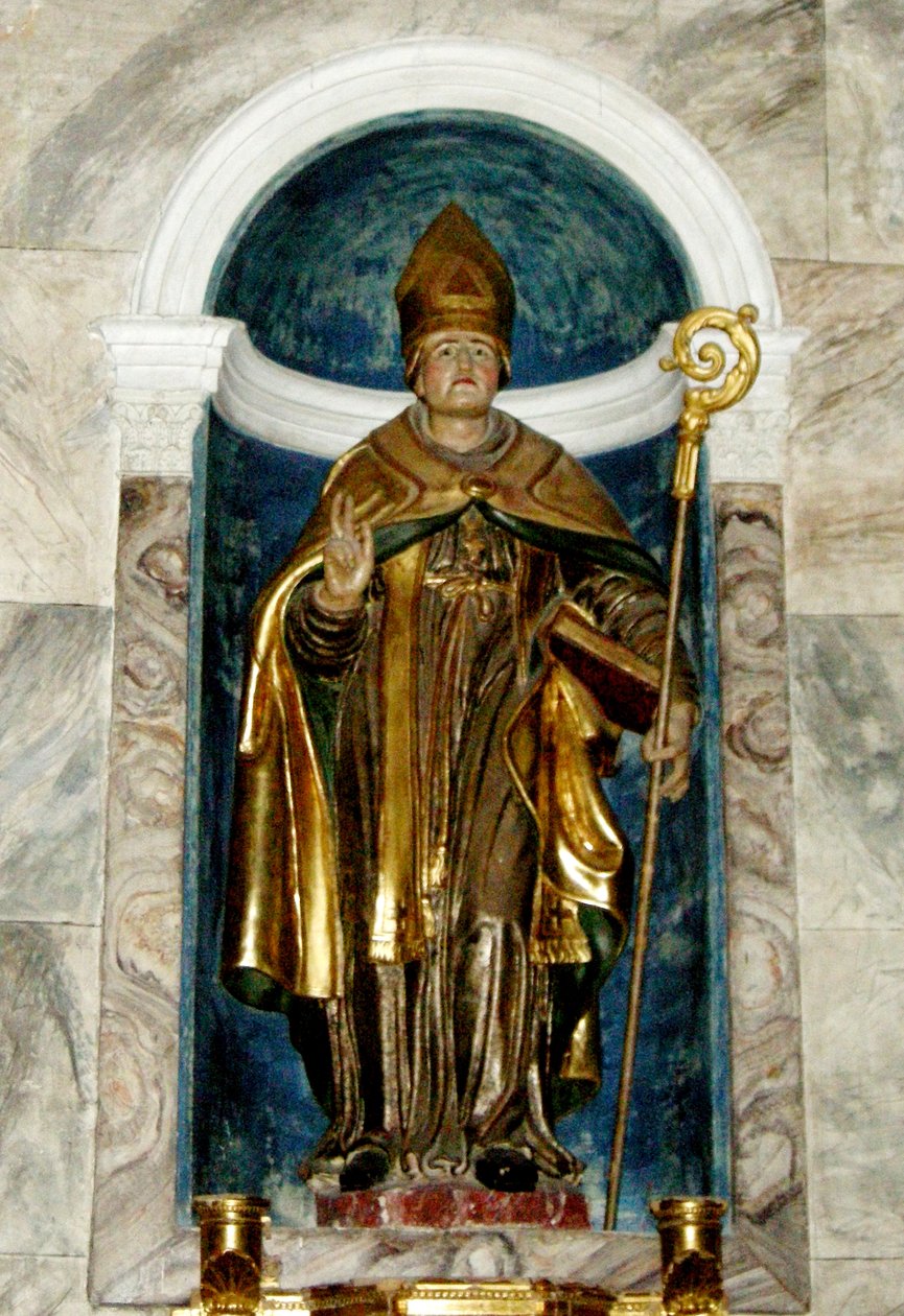 Saint Lizier (træ) af French School
