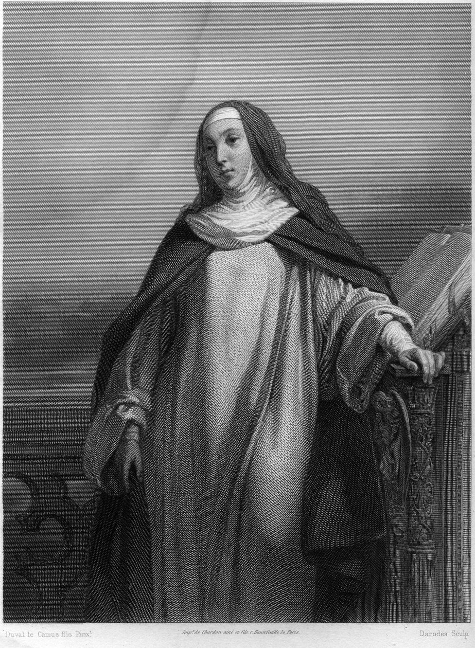 Sankt Jeanne af Chantal (1572-1641), i "De hellige kvinder" af French School