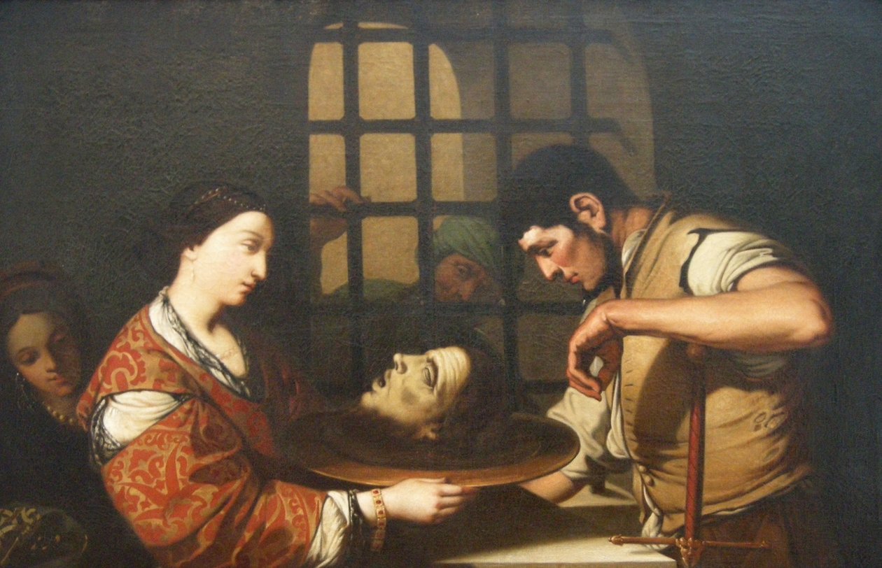 Salome med Johannes Døberens hoved af French School