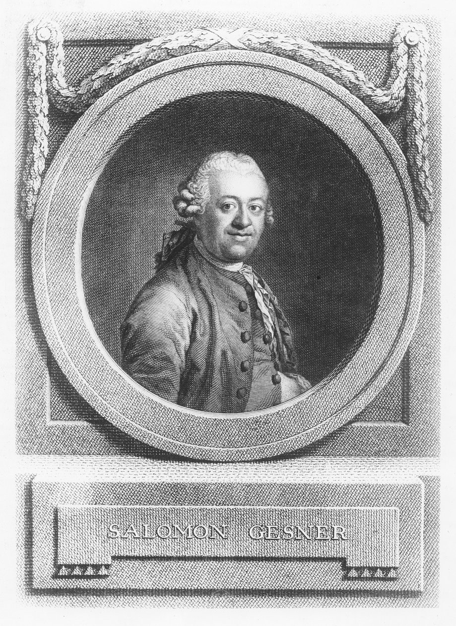Salomon Gesner (gravering) af French School