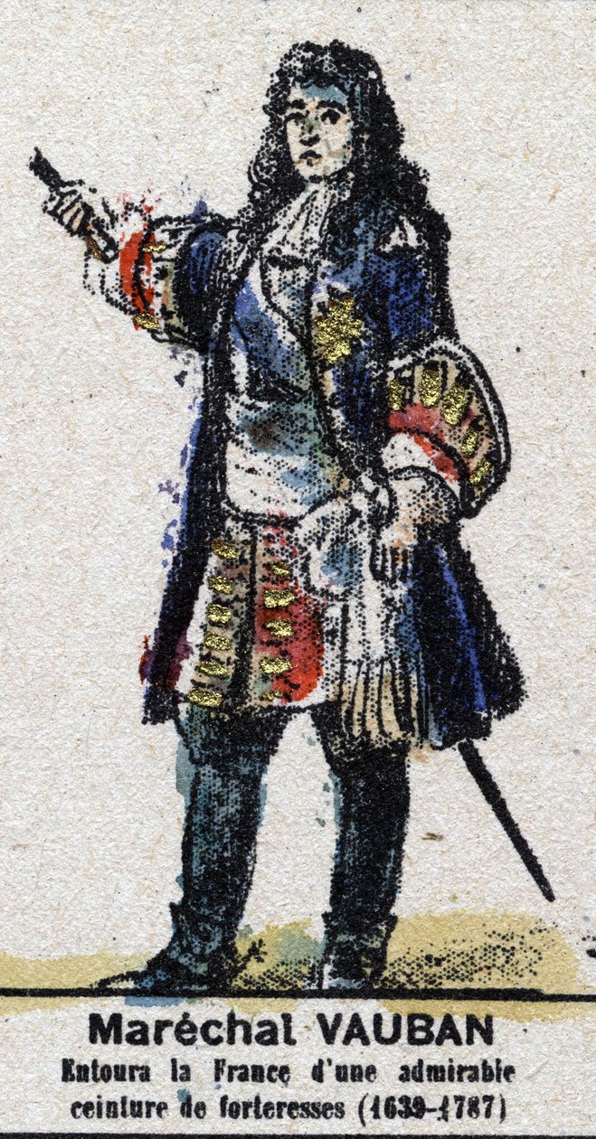 Sébastien le Prestre de Vauban (1633-1707), Marechal of France.in “” Galeriede Kings og Queens of France og berømte karakterer fra 1643 til 1895 ”” Billede af Epinal. af French School