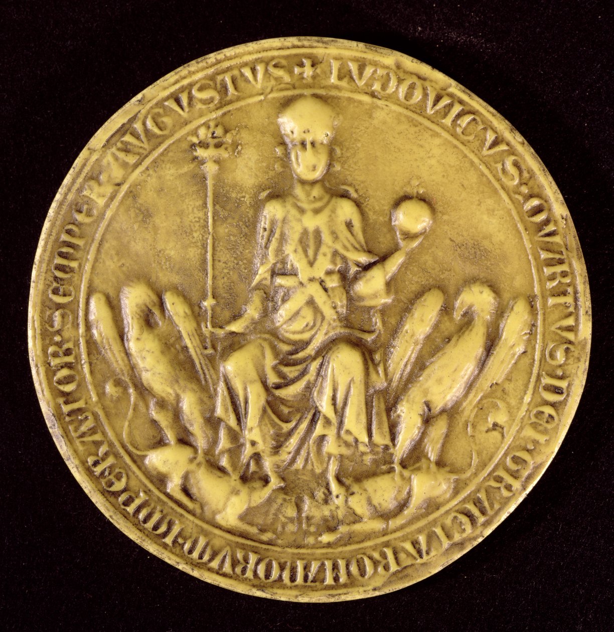 Segl af Louis IV de Baviere (1287-1347) 13.-14. århundrede af French School