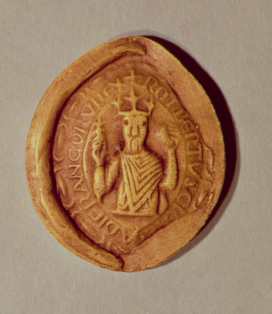 Segl af Robert II (c.970-1031) den fromme, 997 e.Kr af French School