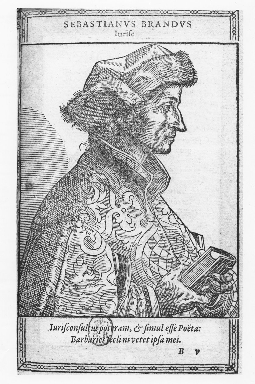 Sebastian Brant (gravering) af French School
