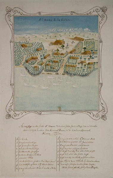 Belejring af Saint Thomas de la Goiane, på Antillerne, 11. december 1629 af French School