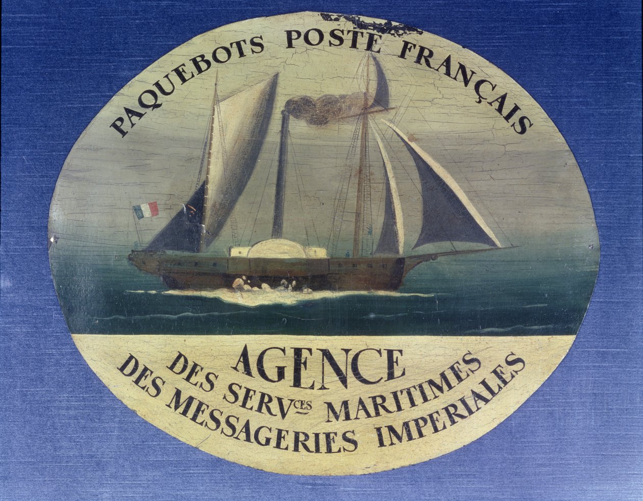 Tilmeld dig postbådstjenesten, der drives af Agence des Services Maritimes des Messageries Imperiales af French School
