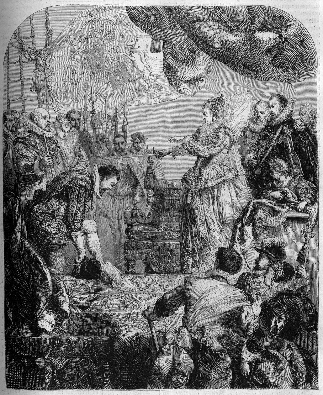 Francis Drakes blødhed (1540-1596) af French School