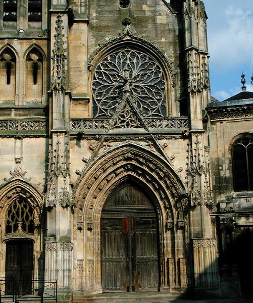 Sydportal af vestfacaden (Syddør) af French School