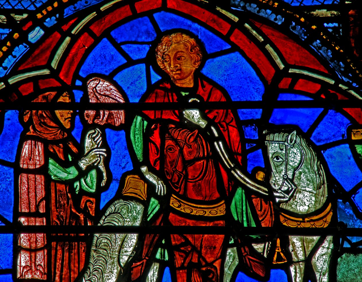St Cheron-vindue: hawking? (w15) af French School