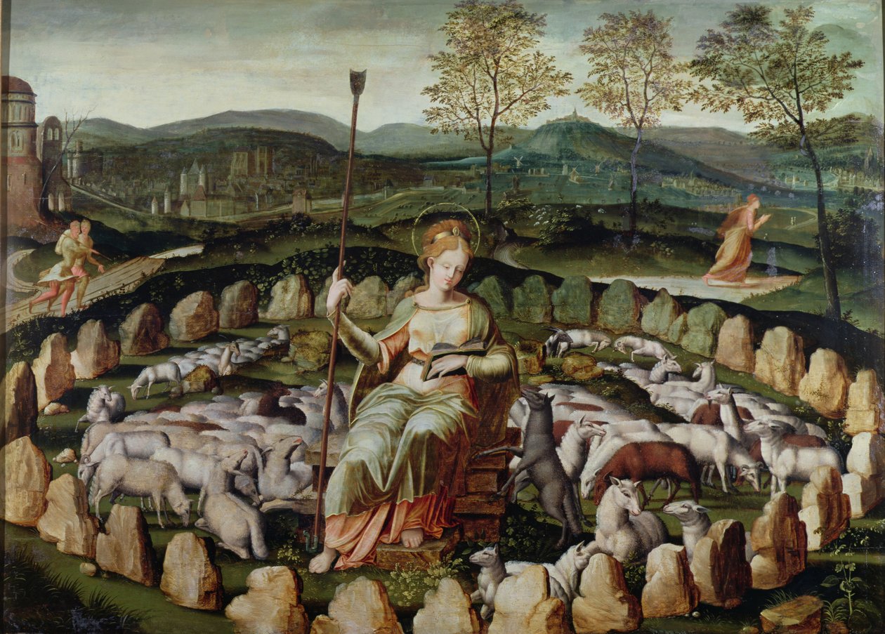 St. Genevieve vogter sin flok af French School