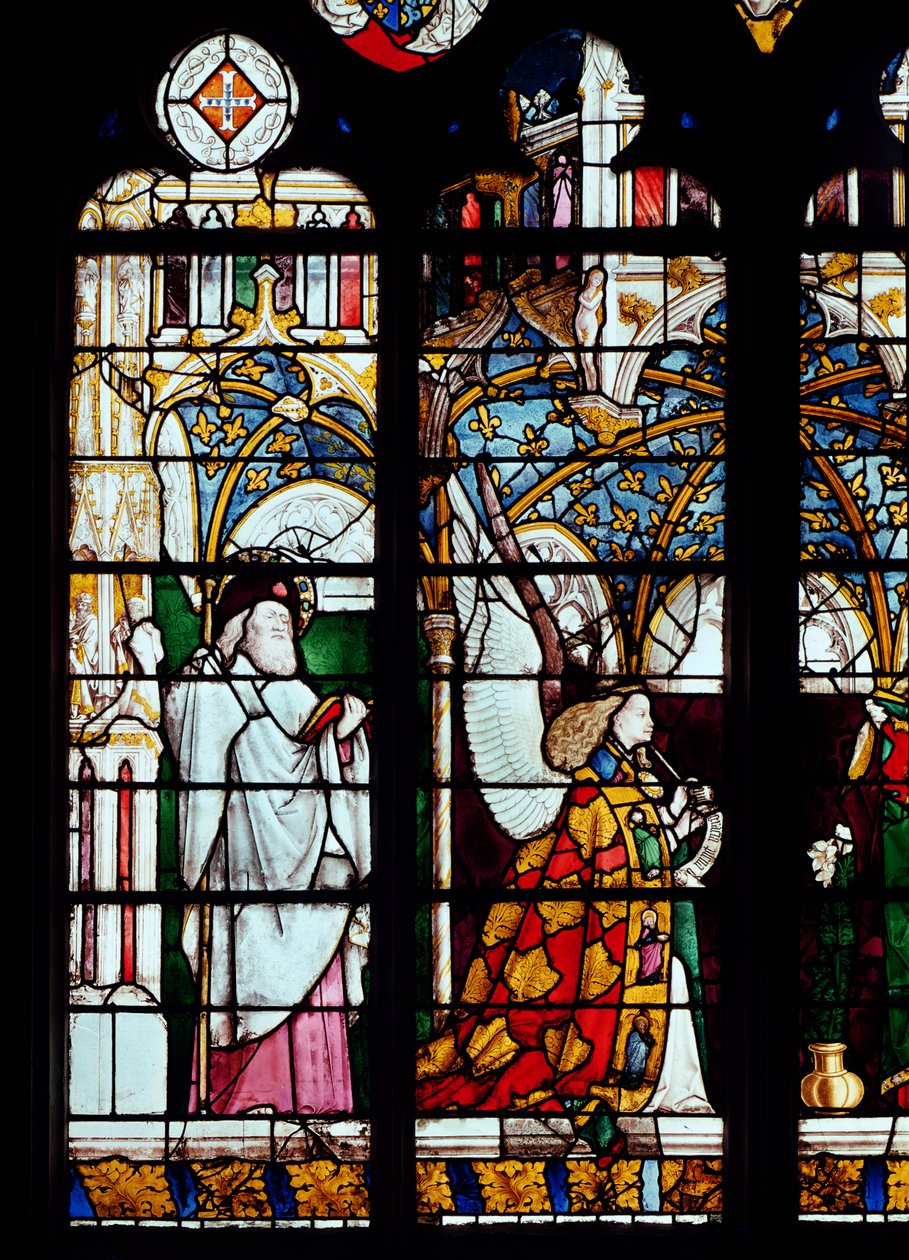 Sankt Jakob og bebudelsens engel, fra Jacques Coeur-kapellet af French School