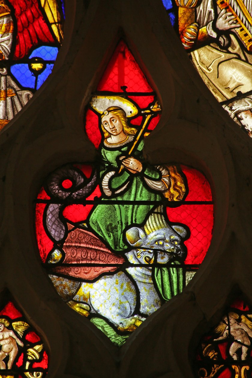 Sankt Margaret? Med en drage af French School