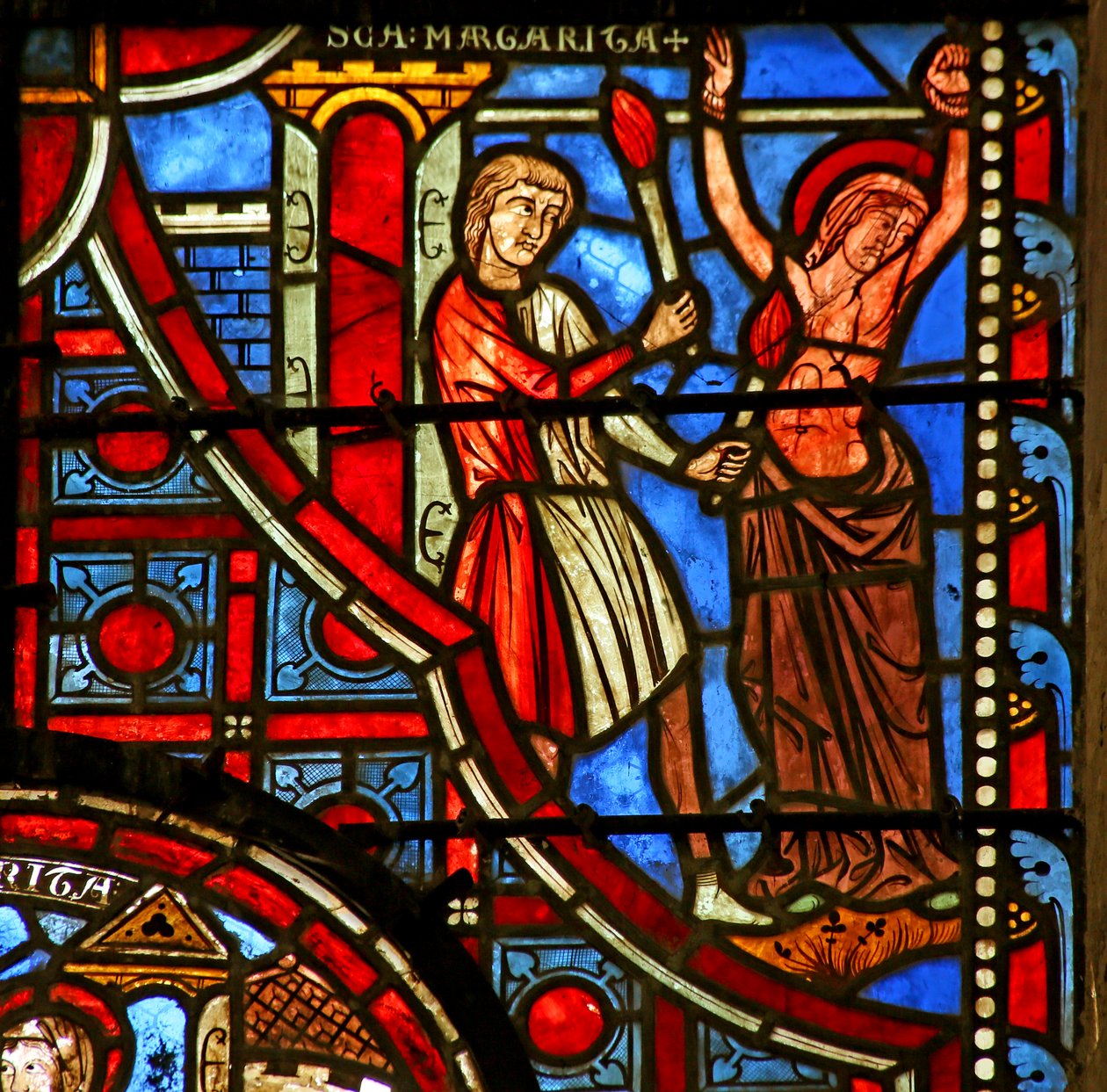 St Margarets historie: hun bliver tortureret igen af French School
