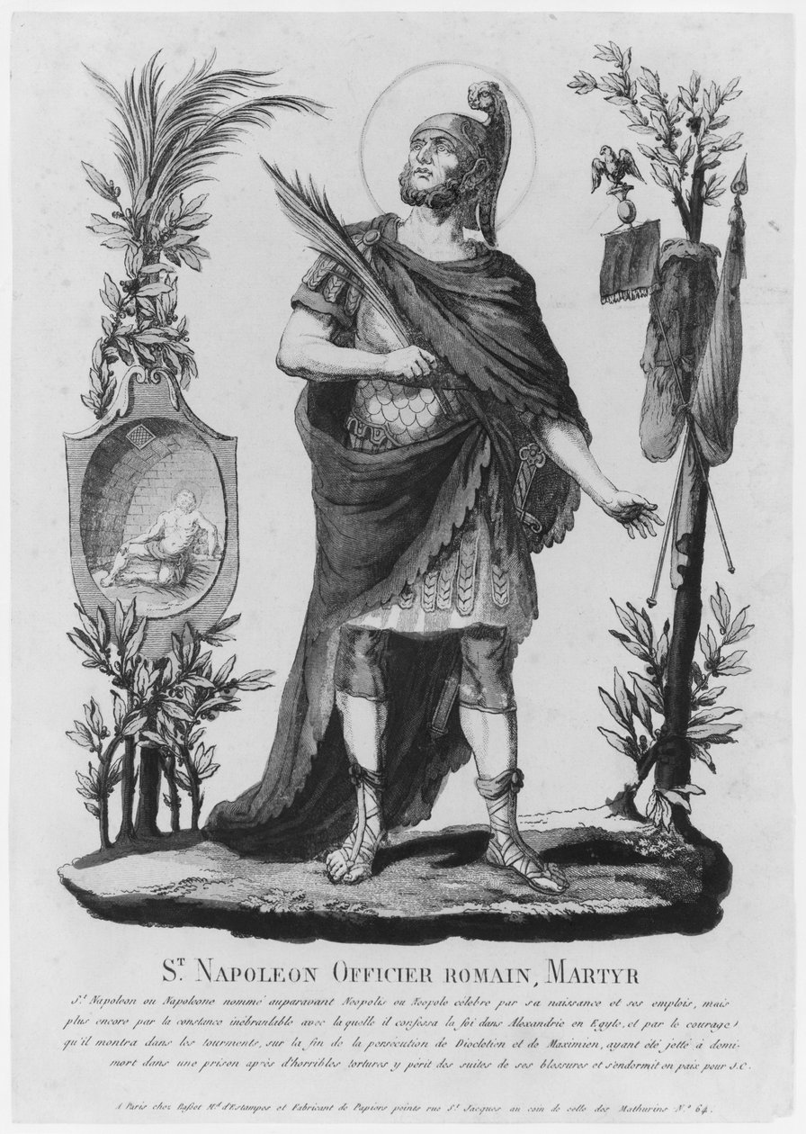 Skt. Napoleon, romersk officer og martyr af French School