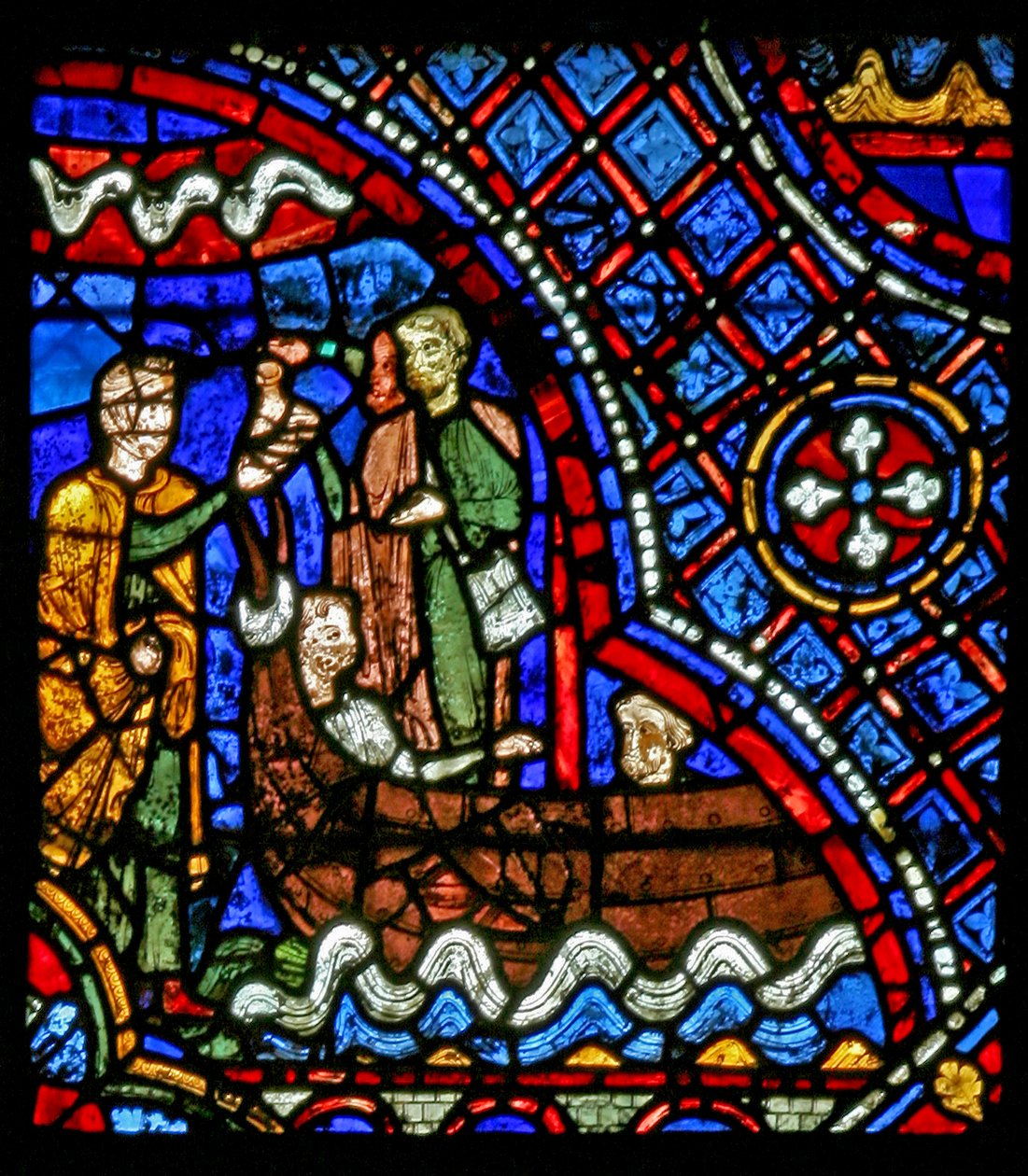 St Nicholas: Dæmon giver de rejsende en eliksir (w29a) af French School