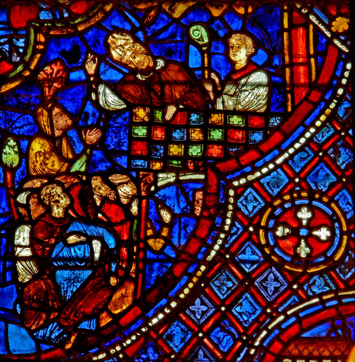 St Nicholas: holder en prædiken (w29a) af French School