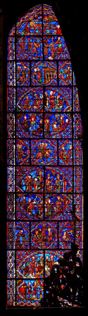 St Thomas Becket - scener fra livet til (w18) af French School