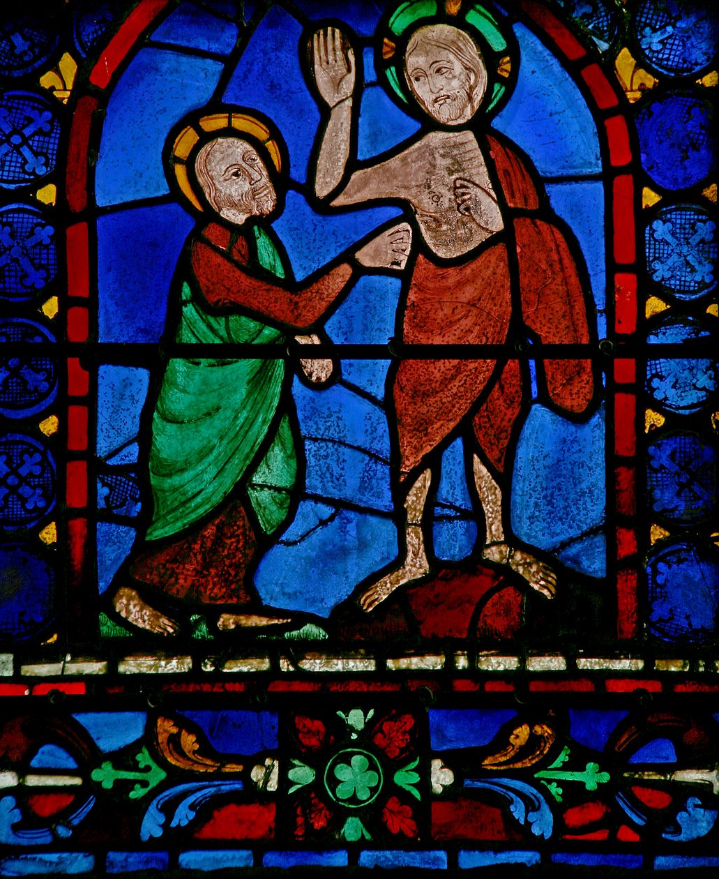 Sankt Thomas med Kristus (w23) af French School