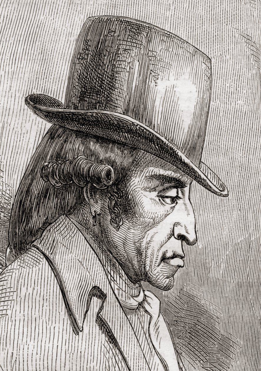 Stanislas Marie Maillard, graveret af J. Gauchard efter Bocourt, fra "Histoire de la Revolution Francaise" af Louis Blanc (1811-82) af French School